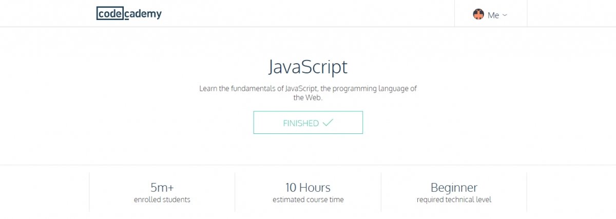 Карта изучения javascript