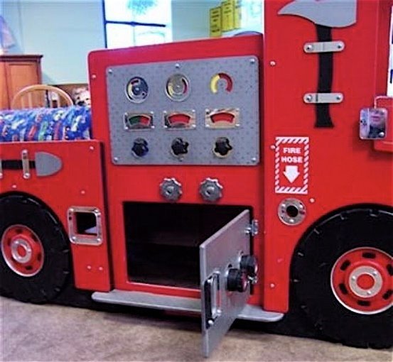 Мастер класс: пожарная машина из бумаги