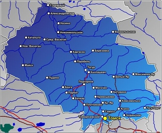 Средний томская область. Река Васюган на карте. Средний Васюган на карте. Карта Томской области. Томская область на карте России.