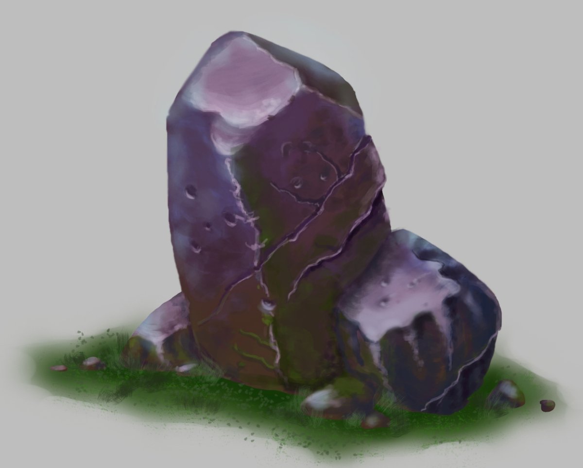Камень с бликом рисунок