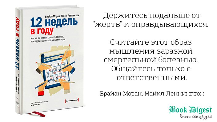 12 недель в году пример плана