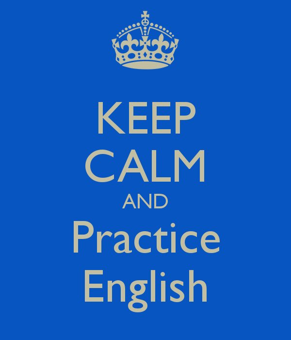 Practice your english