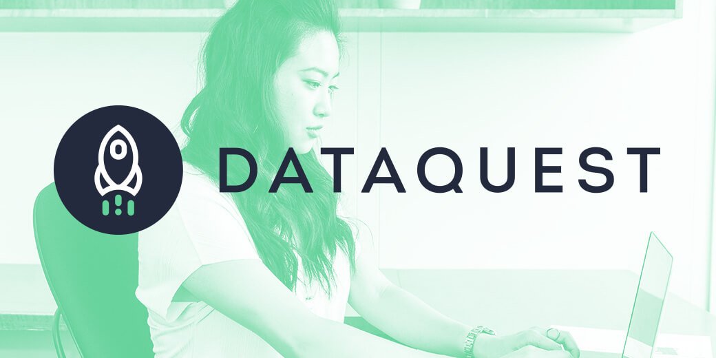 Welcome 15. Dataquest logo. Dataquest.